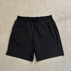 Lululemon Mens T.H.E. Short Black 9.5” In Linerless Size XXL Athletic Shorts